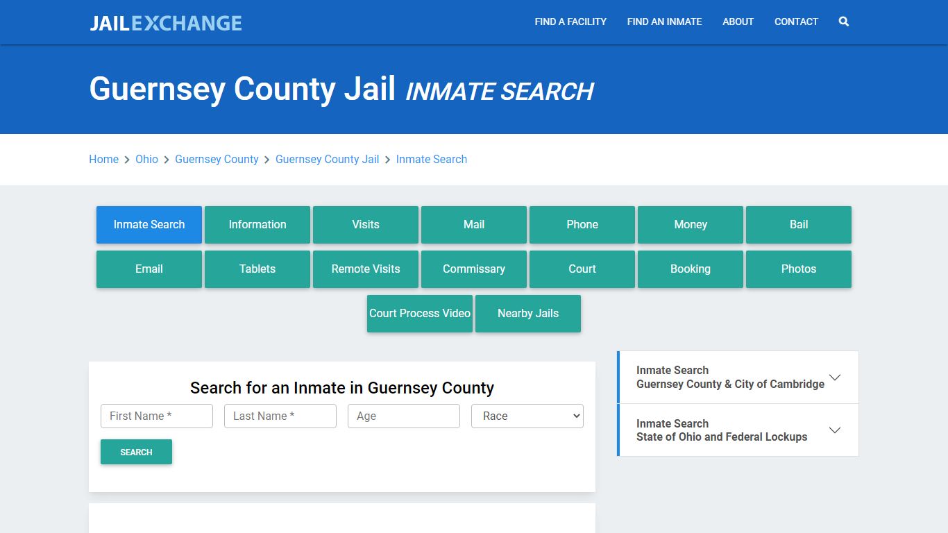 Guernsey County Jail, OH Inmate Search: Roster & Mugshots