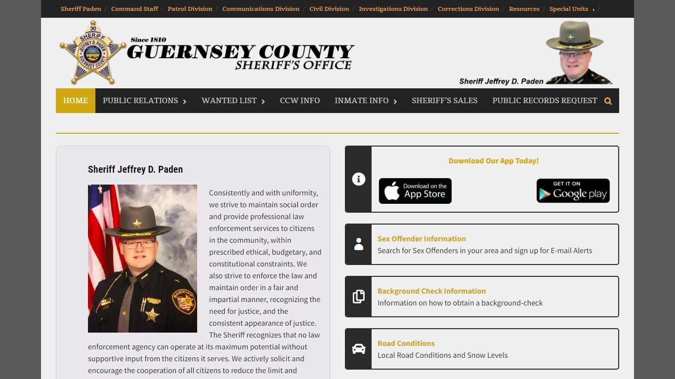 Guernsey County Sheriff’s Office – The Official Site of the Guernsey ...