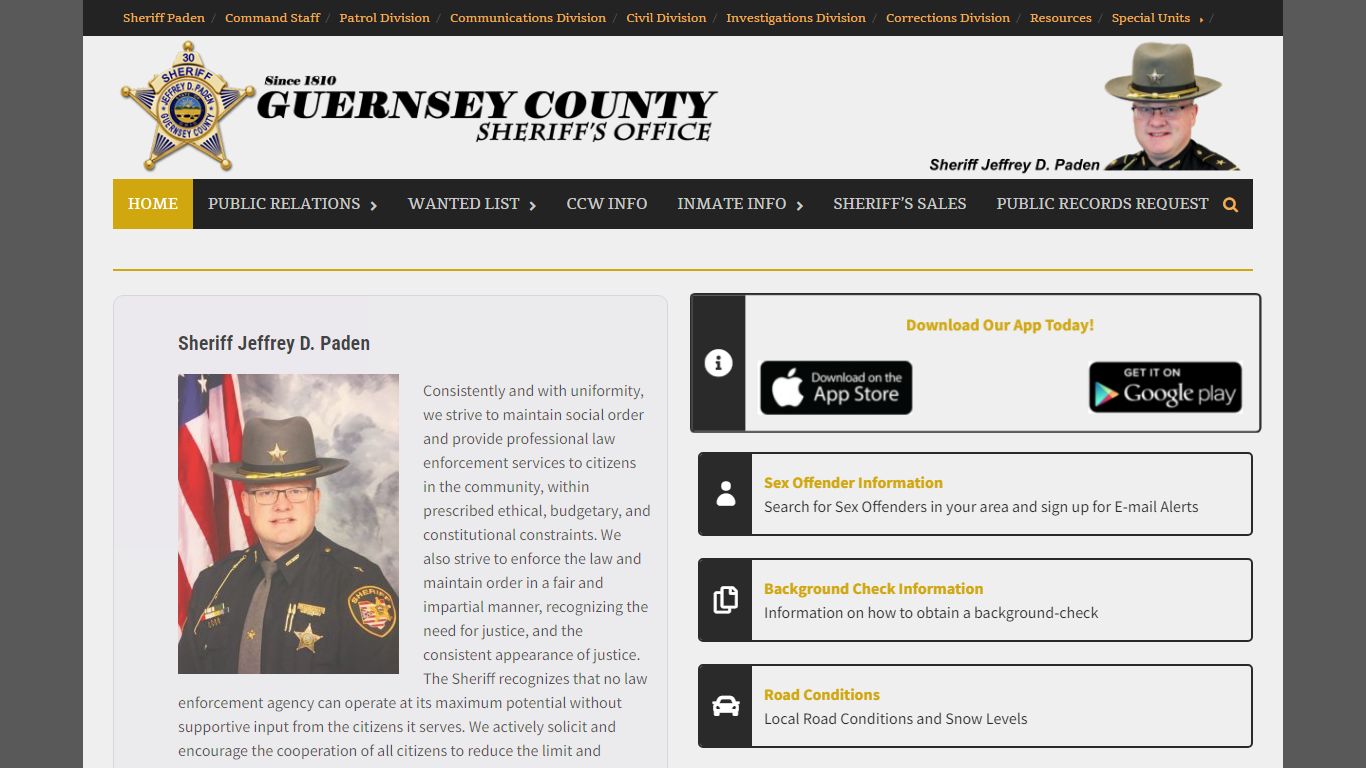 Guernsey County Sheriff’s Office – The Official Site of the Guernsey ...
